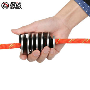 Brosse de nettoyage de corde Xinda, jaune, métal et plastique, équipement d'escalade - Product Image 5