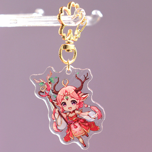 Giai Điệu Với Logo Thân Thiện Với Môi Acrylic Keychain Anime Acrylic Keychain Tùy Chỉnh Trong Suốt Nhà Máy In Ấn Nhựa Vòng Chìa Khóa - Product Image 5