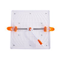 Éclairage de panneau intérieur réglable, encastré, sans cadre, rond, panneaux LED 3D pour plafond