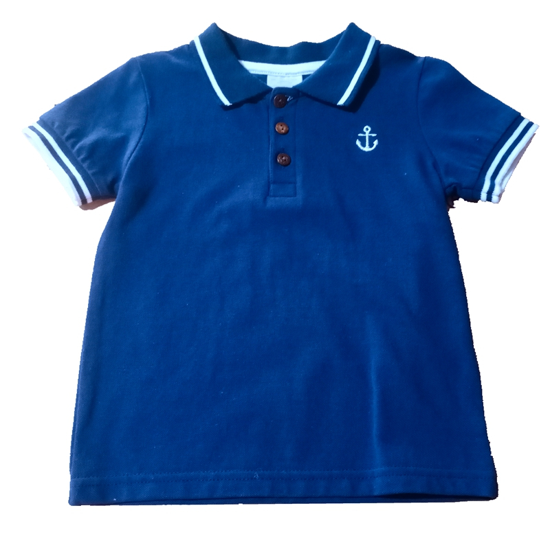 Высокое качество дешевой унисекс От 1 до 7 лет 100% хлопок OEM впитывает пот футболки-поло в полоску Футболки в продаже