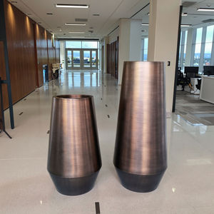 Jarrón <span class=keywords><strong>de</strong></span> piso alto <span class=keywords><strong>de</strong></span> lujo <span class=keywords><strong>para</strong></span> decoración del hogar, maceta <span class=keywords><strong>de</strong></span> árbol <span class=keywords><strong>de</strong></span> lujo <span class=keywords><strong>Interior</strong></span> <span class=keywords><strong>Blanca</strong></span> Grande/floreros <span class=keywords><strong>de</strong></span> Metal - Product Image 4