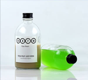 Bouteille de boisson en verre transparente pour kombucha au CO2 de 4 oz, 12 oz, 16 oz avec couvercle à vis, 120 ml, 270 ml, 350 ml, 500 ml pour la tequila - Product Image 5