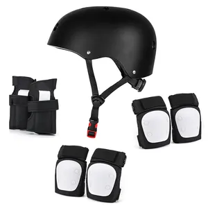 ODM OEM 초경량 안전 스케이트 보드 헬멧 익스트림 스포츠 프로텍터 세트 성인용