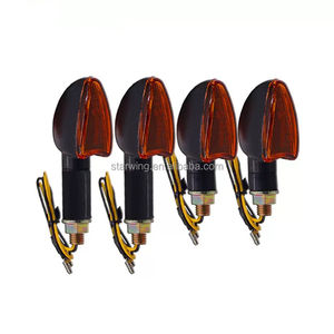 STAR WING Améliorez votre vélo électrique: clignotants compacts à pointe rouge à 10 LED pour plus de style et de sécurité - Product Image 1