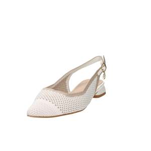 Sandalias Planas Donna Slingback en Dorado y Beige con Tacón de 2 cm, Talla 37 - Product Image 5