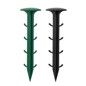 Clous d'ancrage <span class=keywords><strong>pour</strong></span> paillis agricole, tissu paysager en plastique, piquets de couverture du sol, agrafes <span class=keywords><strong>pour</strong></span> tapis anti-mauvaises herbes <span class=keywords><strong>pour</strong></span> le jardinage - Product Image 1