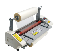 Vente Chaude Plastifieuse Manuelle Double Face à Vitesse Réglable pour Plastification à Chaud et à Froid A2 A3 A4