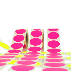 Cầu Vồng dán nhãn nhiệt 2-inch Vòng giấy nhiệt cuộn màu Vòng nhãn dán màu tự dính máy in nhãn - Product Image 2
