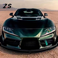 ZS pour Toyota Supra Bodykit A90 A91 mise à niveau Supra A90 Style Var lèvre avant diffuseur arrière jupes latérales Spoiler moteur capot Kit de carrosserie