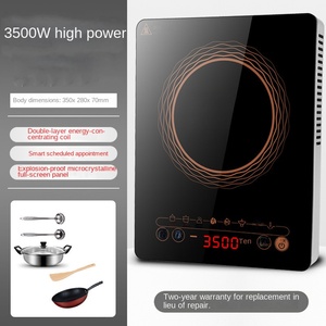 Placa de Inducción de Doble Quemador de Alta Calidad con Certificación CE y CB, 500W, Superficie de Hierro Fundido Portátil, Eficiencia Energética Clase A, Uso en Hoteles - Product Image 4