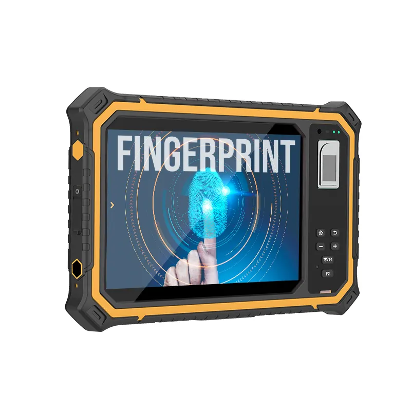 HUGEROCK T80(2021) industrial rugged tablet pc 8' 4g lte gps gnss ip67 option lf/hf/uhf rfid reader barcode fingerprint