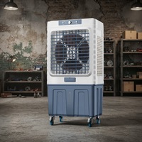 Refroidisseur d'air portable à eau, ventilateur rafraîchisseur d'air pour usage domestique et commercial, refroidisseur d'air à eau ouvert, ventilateur rafraîchisseur d'air industriel électrique
