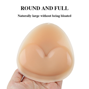 Çift boyutu kendinden yapışkanlı silikon meme yumuşak Push-Up geliştirme özelliği ile sutyen yastıkları görünmez Bikini ekler - Product Image 5