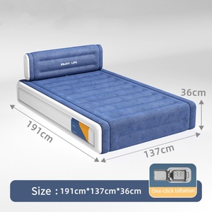 Colchón Inflable Moderno de Tamaño Completo con Bomba Integrada, Cama de Aire Convertible para Uso en Casa, Hospital, Aire Libre, Parque/Camping - Product Image 2