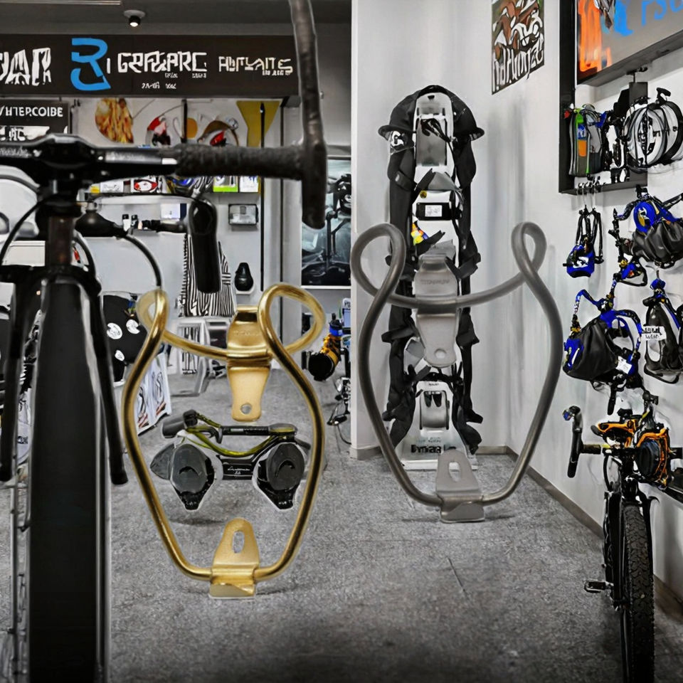 MH Brand MH Model Titanium Alloy Bicycle Water Bottle Cage Kettle Rack ...