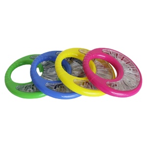 2023 Jingying musique maison fête Ktv plastique métal cloches poignées de main main cloches jouet éducatif main anneau cloche tambourin - Product Image 1