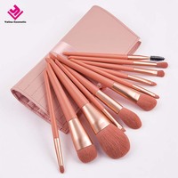 Maange — ensemble de brosses et de sacs de maquillage professionnels, logo personnalisé, ombres de cosmétique, 11 pièces