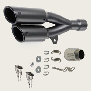Tubo de Escape Hexagonal Modificado Multicolor de Gran Cilindrada con Sonido de Auto Deportivo, Silenciador para Motocicleta - Product Image 5