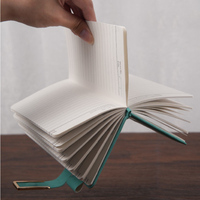 Hochwertiges A6 Tragbares Mini-Taschenformat PU-Leder Notizbuch mit Individuellem Logo Fabrikdruck Fadenheftung für Büro und Schule
