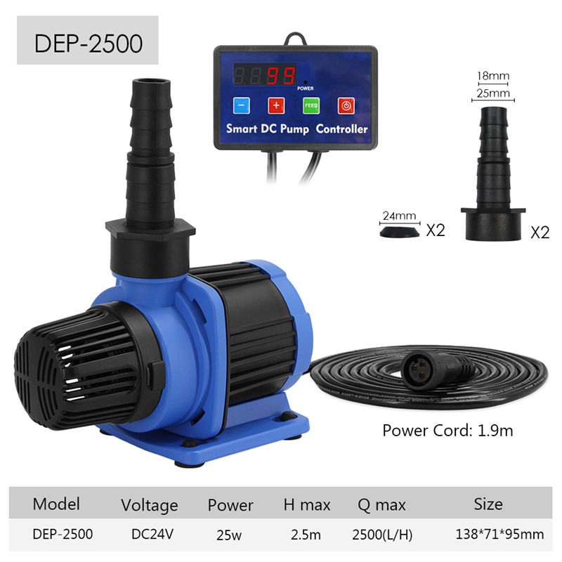 DEP-2500 (25W, 2500L/H, Hauteur de refoulement de 2,5m)
