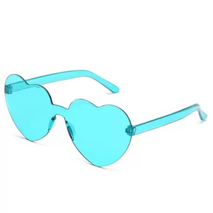 Lunettes <span class=keywords><strong>de</strong></span> <span class=keywords><strong>soleil</strong></span> AI-MICH en forme <span class=keywords><strong>de</strong></span> cœur pour femmes, monture sans bord, verres teintés transparents, lunettes <span class=keywords><strong>de</strong></span> <span class=keywords><strong>soleil</strong></span> colorées pour femmes, nuances rouges <span class=keywords><strong>et</strong></span> jaunes, <span class=keywords><strong>voyage</strong></span> - Product Image 5