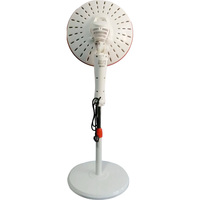 Chauffage électrique portable en tube de carbone avec télécommande, protection contre la surchauffe et éclairage pour le chauffage des pièces à domicile en hiver