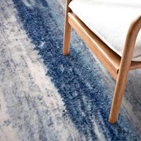 Tapis de couloir de cuisine 2x6, lavable, antidérapant, doux et rayé, tapis de couloir en détresse pour entrée, salle de bain, buanderie.