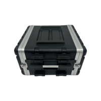 Boîtier de transport léger en plastique ABS rigide OEM 6U pour montage en rack, étanche IP67, robuste, pour amplificateur de puissance