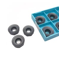 Plaquettes de fraisage CNC en carbure de tungstène HADSTO RCKT2006MO OEM, haute résistance à l'usure, grades ISO