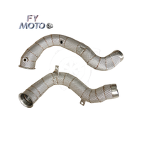 Tuyau de descente d'échappement pour Mercedes BENZ E63 E63S AMG M177 2020 + avec OPF Fit GT63 4 portes EURO avec bouclier thermique