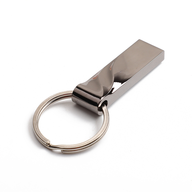 Top Quality Metal Keyring U Disk Customized logo High-speed 1GB 2GB 4GB 128GB Usb 2.0 3.0 Flash Pen Drive 512MB 256MB 128gb 64MB
