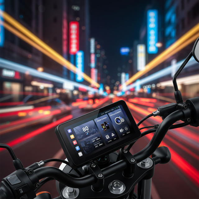 6.25" Motorcycle Wireless Carplay Android Auto for Motorcycle With FHD Cameras Motorbike DVR TMPS GPS Motorcycle BSD Carplay M17
