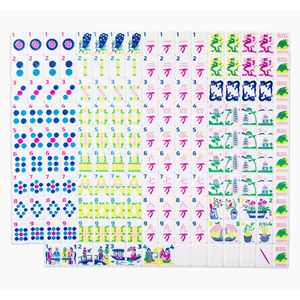 36x25x18mm Size <b>White</b> <b>Acrylic</b> Mahjong Tiles Complete Set, Portable Mahjong for Travel, Vacation & Party Entertainment - Product Image 2