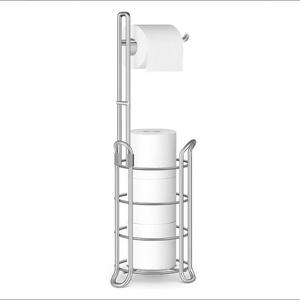 ऊर्ध्वाधर रोल पेपर धारक ने लोहे की दीवार-घुड़सवार टिकाऊ आधुनिक सादगी गैर-फोल्डिंग लैसर फिनिश रैक भंडारण - Product Image 6