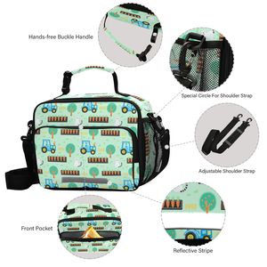 6L Custom Kids Insulated Lunch Bag Cartoon Cooler Bag Waterproof Thermal Bento Food <b>Container</b> Children Student Lunch Bag - Product Image 5