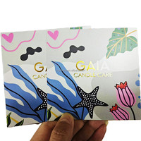 Autocollants personnalisés en papier couché avec dorure à chaud, étiquettes adhésives imperméables pour bougies, impression d'étiquettes brillantes pour pots de bougies