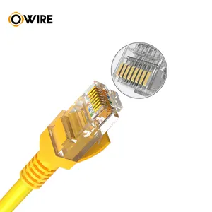 用于室内RJ45连接器的Owire品牌ODM OEM Cat6 UTP网络跳线通过测试PVC LSZH HDPE CMR