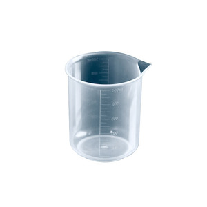 โอเคย์เม บีกเกอร์ 500 มล. ถ้วยตวงพลาสติกสำหรับห้องปฏิบัติการ ทนกรดและด่าง - Product Image 4