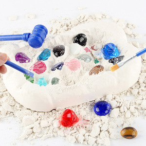 Vendita calda di pietre preziose Kit di scavo archeologia scava fossile scoprire giocattoli educativi per bambini - Product Image 3