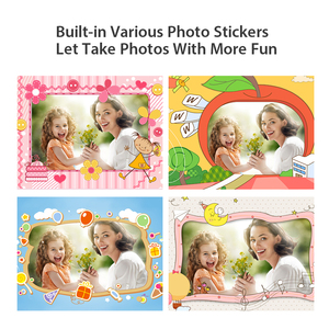 Mainan kamera instan Digital anak-anak, dengan fungsi perekaman CMOS Sensor pencitraan dan TF Media Mini kamera Digital instan Printer - Product Image 6