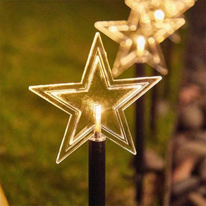 Lampe solaire à LED pour bonhomme de neige Lampes de Noël pour chemin de pelouse de jardin Lampes solaires pour bonhomme de neige d'extérieur, - Product Image 4