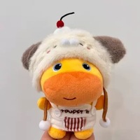 Pendentif en peluche TOYI Capybara Lulu Série Fantaisie, accessoires mignons pour la tête et les vêtements, porte-clés de sac de poupée, cadeau unisexe en polyester