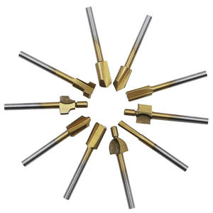 Juego de 10 Brocas HSS para Fresadora de <span class=keywords><strong>Madera</strong></span>, Vástago de 1/8\" (3 mm), Brocas para Carpintería, Recorte, Tallado, para Herramienta Rotatoria <span class=keywords><strong>Dremel</strong></span> - Product Image 5