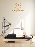 Vente chaude de haute qualité à bas prix demi-trapèze Pilates tour de réformateur bois d'érable Pilates lit réformateur demi-trapèze piste complète