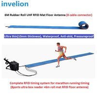 Sistema de Cronometraje con Chip de Carrera de 4 Puertos, Lector y Decodificador RFID UHF con Software para Soluciones de Cronometraje en Triatlón, Maratón y Ciclismo