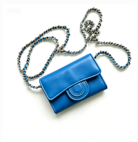 Nouvel Arrivage ZL310 – Sac à Monnaie Chaîne Haut de Gamme en Cuir Véritable, Mini Pochette Mignonne et Luxueuse pour Téléphone, Disponible en Toutes Couleurs