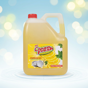 Gel lave-vaisselle au citron avec formule avancée pour une vaisselle étincelante, puissant dégraissant, doux pour les mains et parfum frais de citron. - Product Image 1