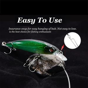 Nouveau guide avant de ligne de carbone de verrouillage de poisson OEM casier à boucle spéciale guide de ligne anti-morsure d'eau douce fini <span class=keywords><strong>faux</strong></span> appât broche pivotant - Product Image 4