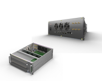RDEKONO Boîtier d'amplificateur de puissance en aluminium 3U 1U-4U Schroff personnalisé, équipement modulaire Eurorack, câbles audio patch