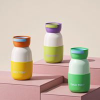 Gourde isotherme de poche 280 ml sans BPA, avec revêtement céramique, anti-fuite, mini bouteille d'eau portable, logo personnalisé, vente en gros